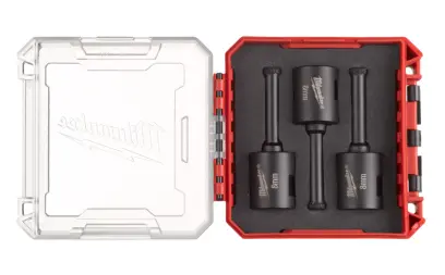 Diamantové jádrové vrtáky pr. 8 mm Milwaukee DIAMOND MAX™ upínání M14 - 3 ks (MI4932500546)